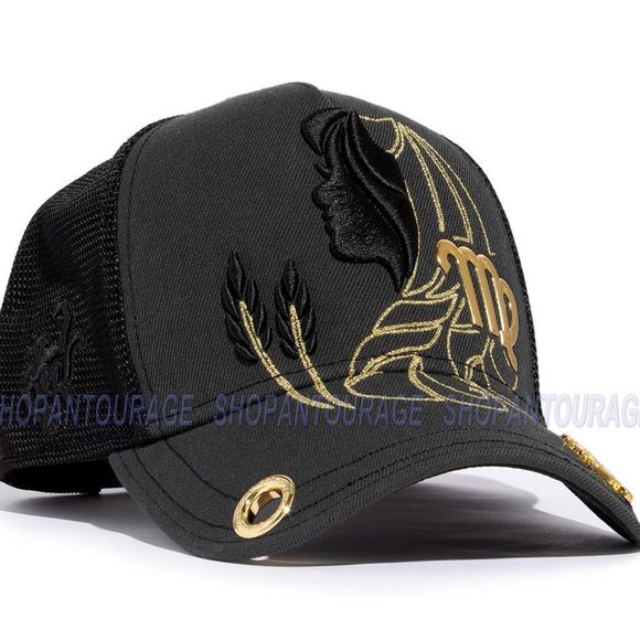 Red Monkey Virgo Black RM1425 New Zodiac Series Limited Edition Trucker Hat Cap - Picture 2 of 8